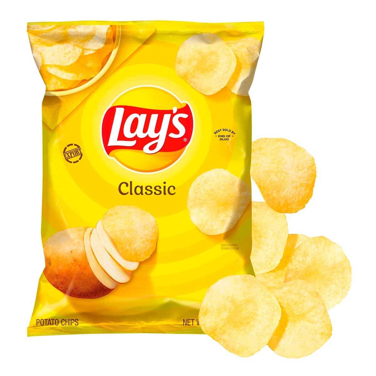 Lay's Keripik Kentang Original Import AS 425.2g