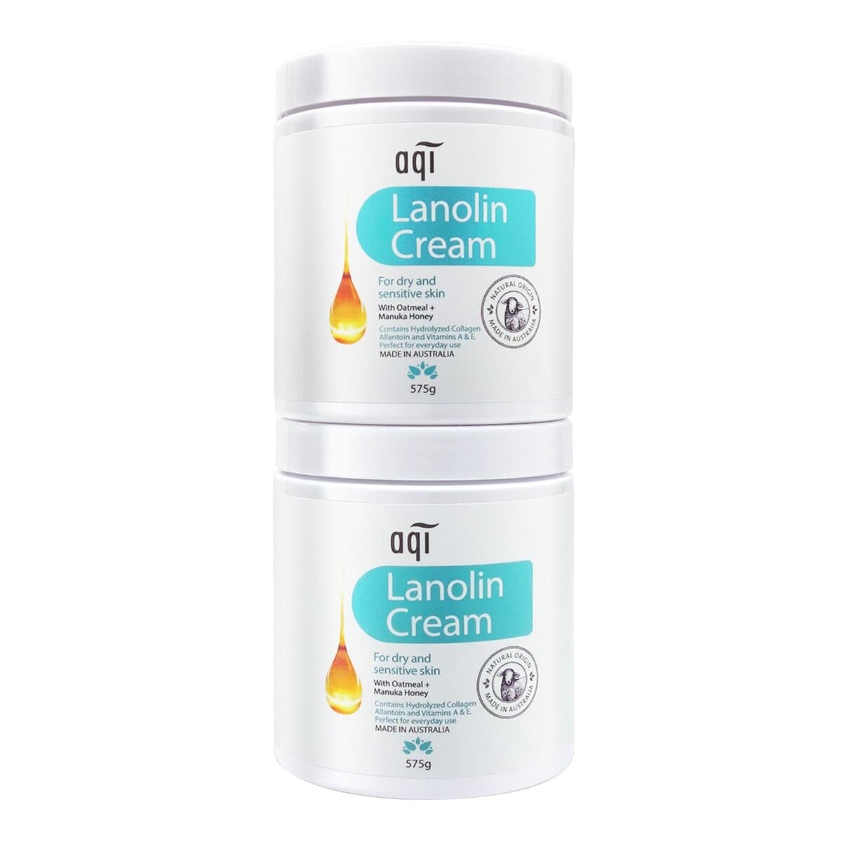 AQI Sheep Oil Moisturizing Cream 575 gram X 2 pcs
