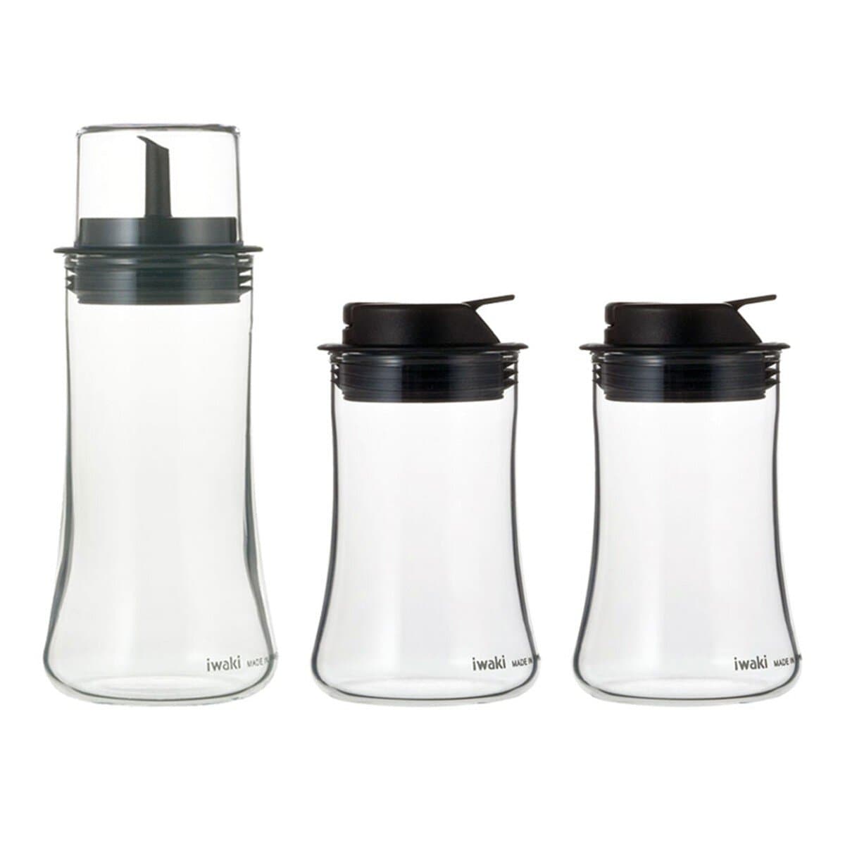 iwaki Wadah Bumbu Rasa Enak Serbaguna 3 set