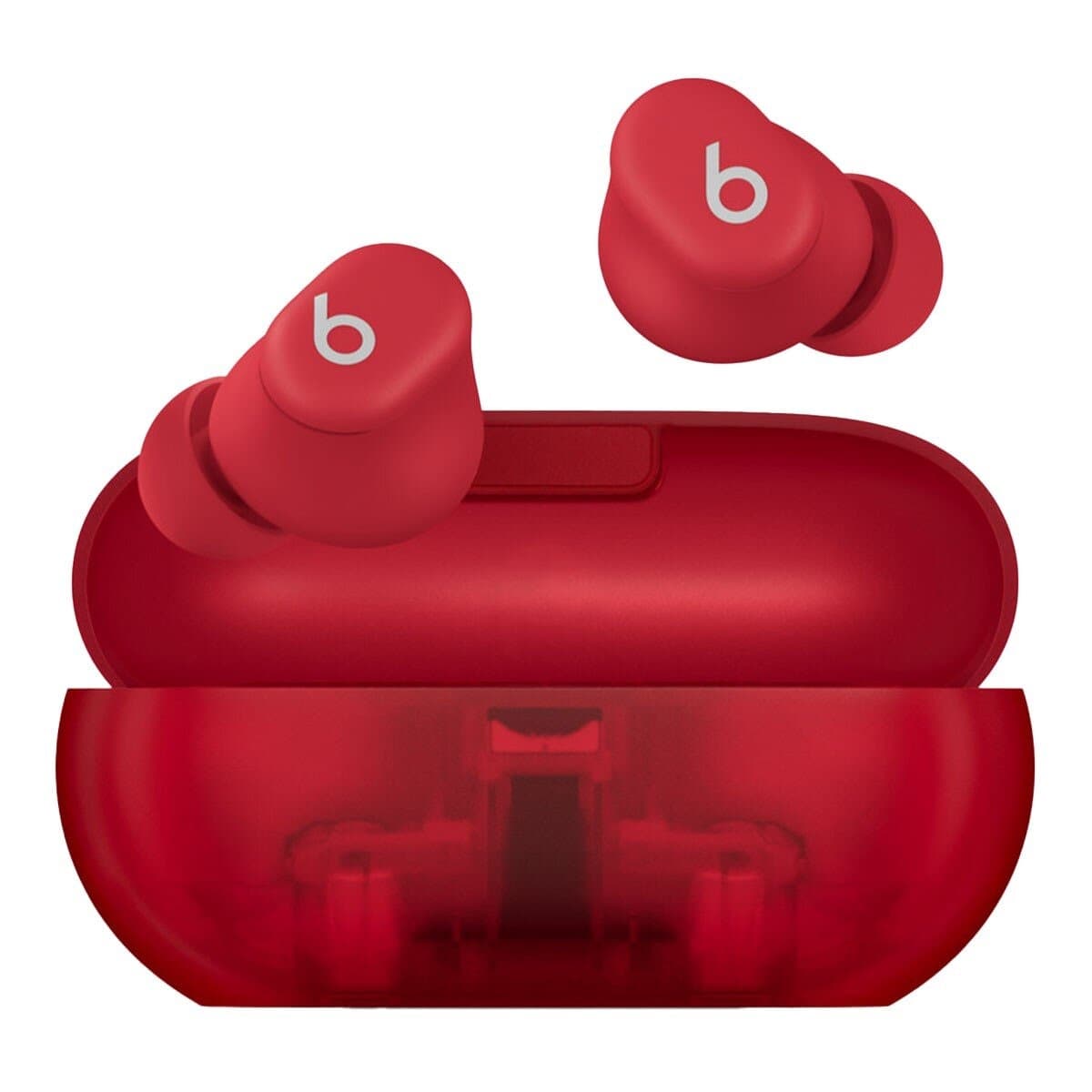 Beats Solo Buds Earphone Nirkabel Biru Transparan