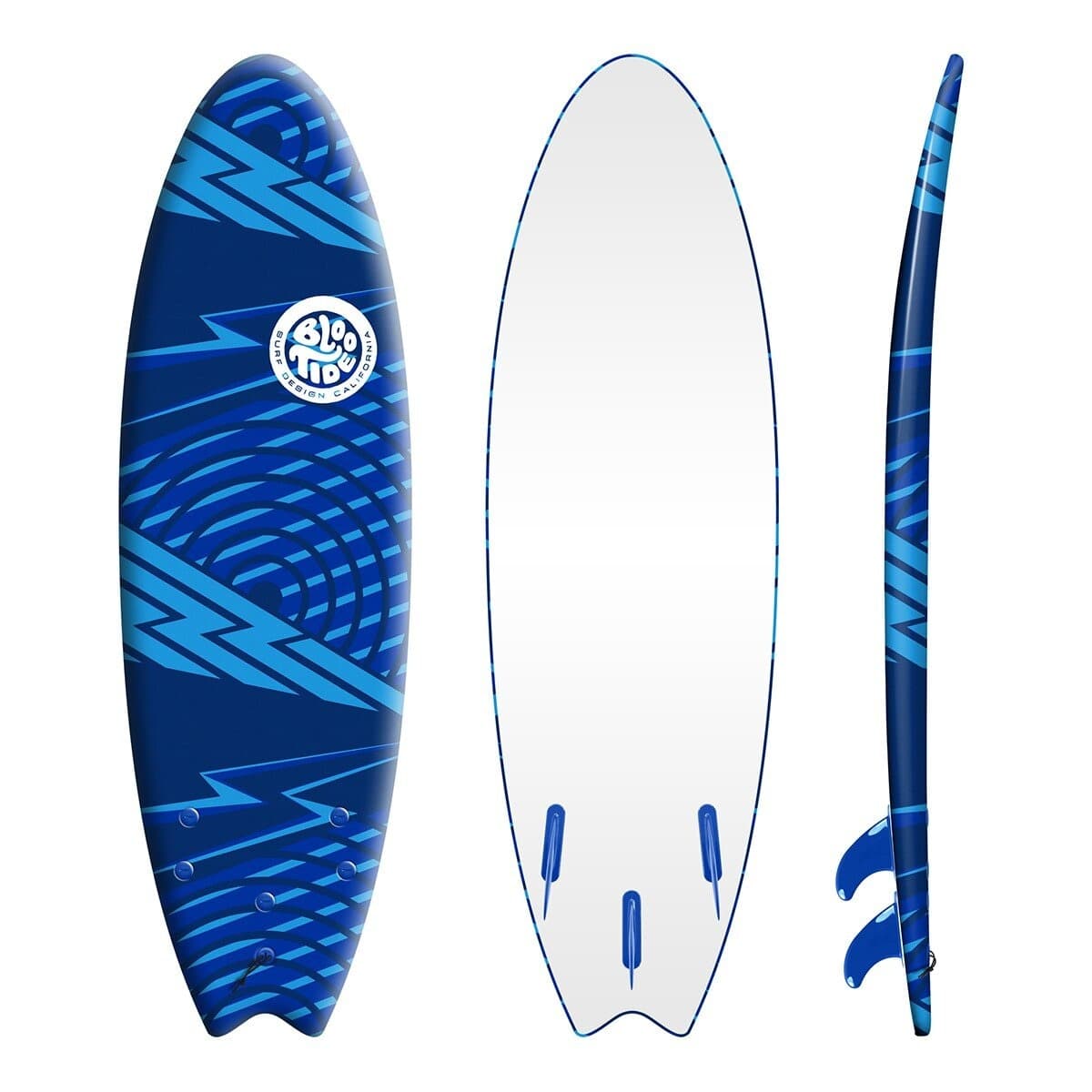 Papan Selancar Bloo Tide 6ft Biru Tua