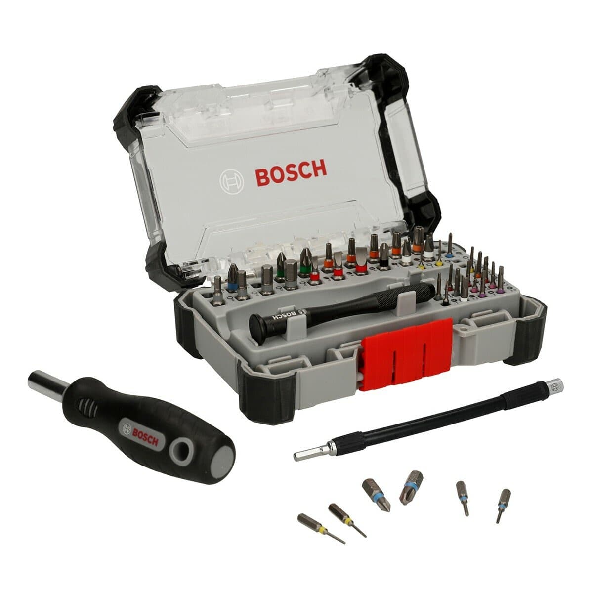 BOSCH Set Alat Srewdriver Precision 42+1 Buah