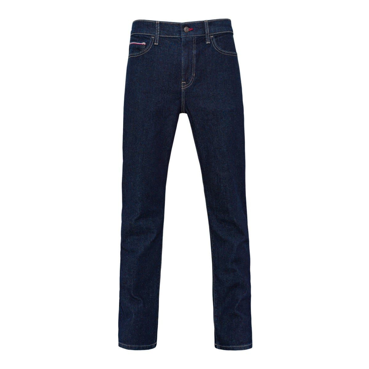 Tommy Hilfiger Jeans Kaki Lurus Pria Biru Tua Pinggang 36" X Panjang Celana 30