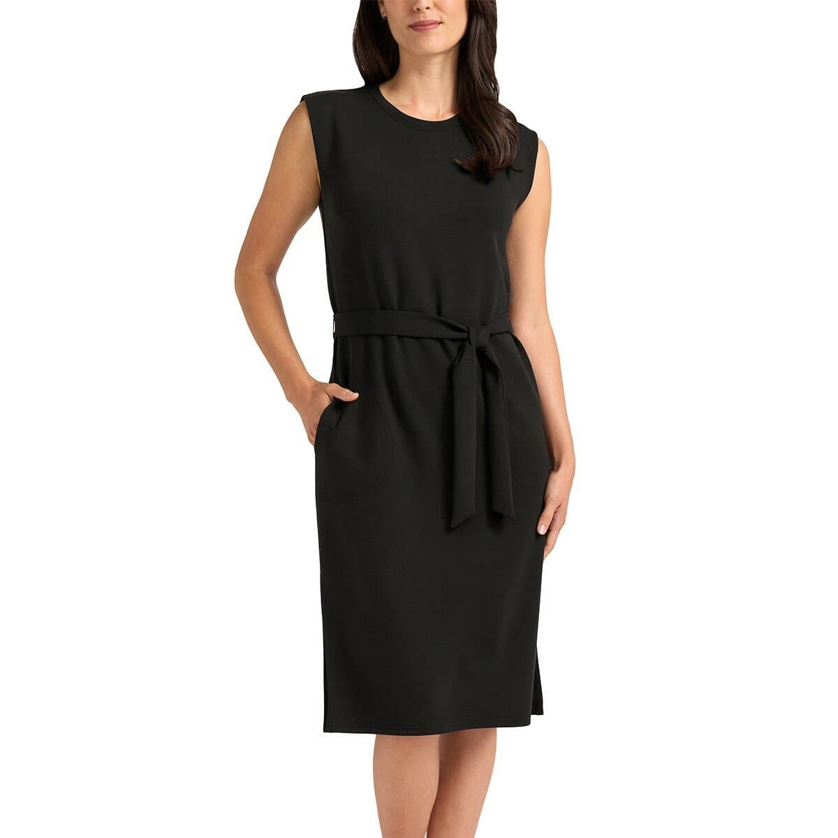 Max & Mia Rok Satu Potong Tanpa Lengan Wanita Hitam L