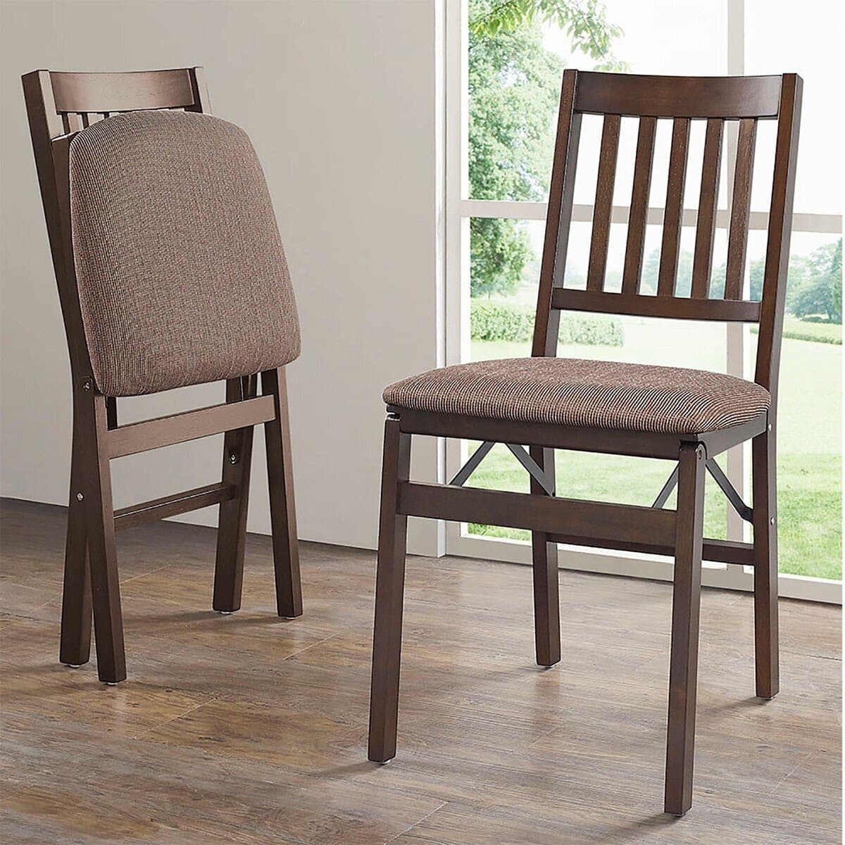 Stakmore Wooden Folding Chair 2 buah