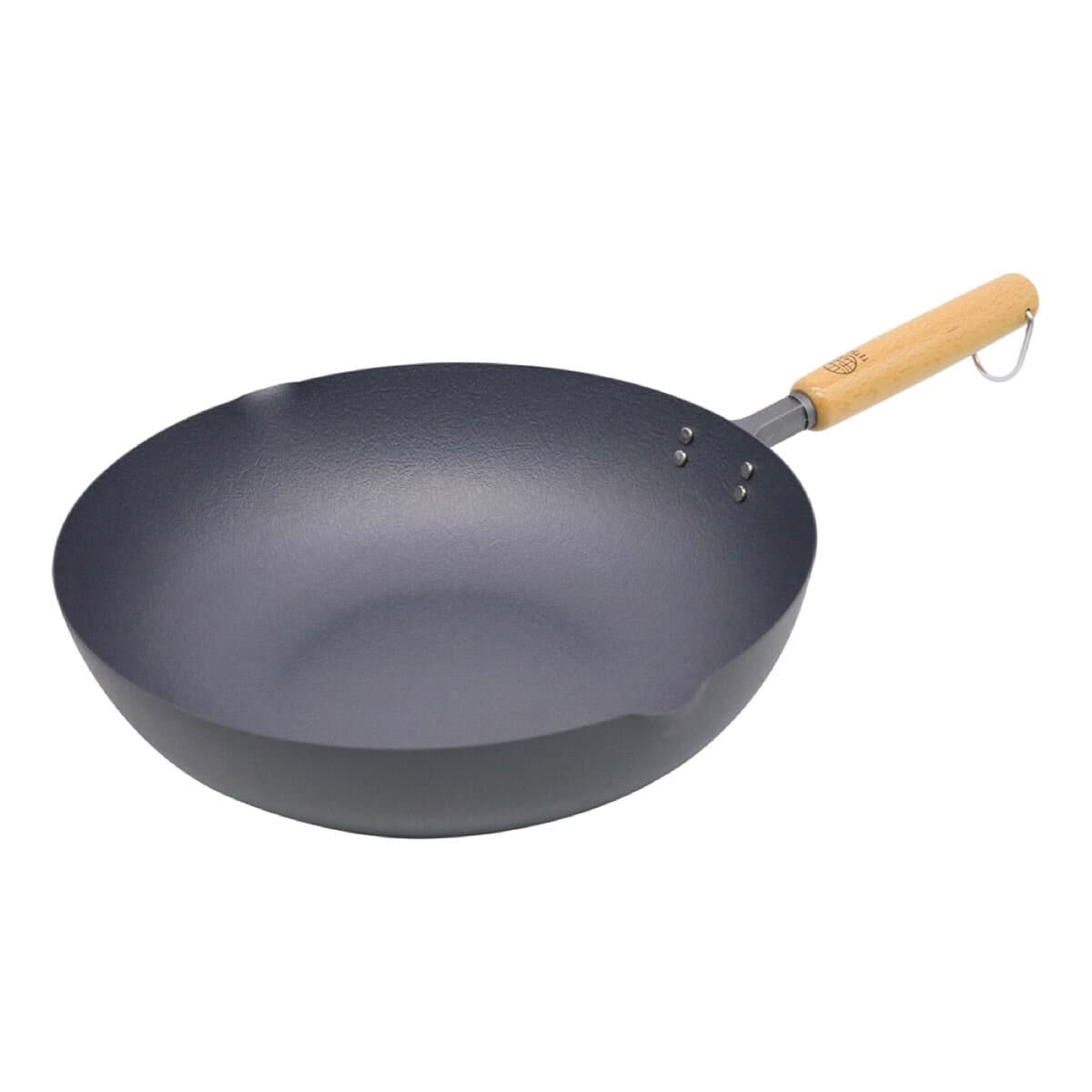 TETSU Wok Besi Hitam 30cm
