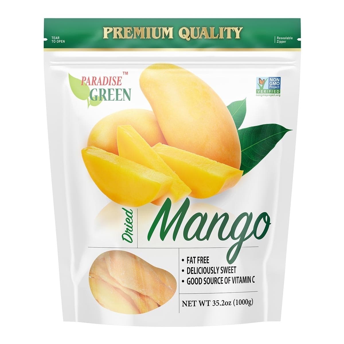 Paradise Green Mango Chip 1 kilogram