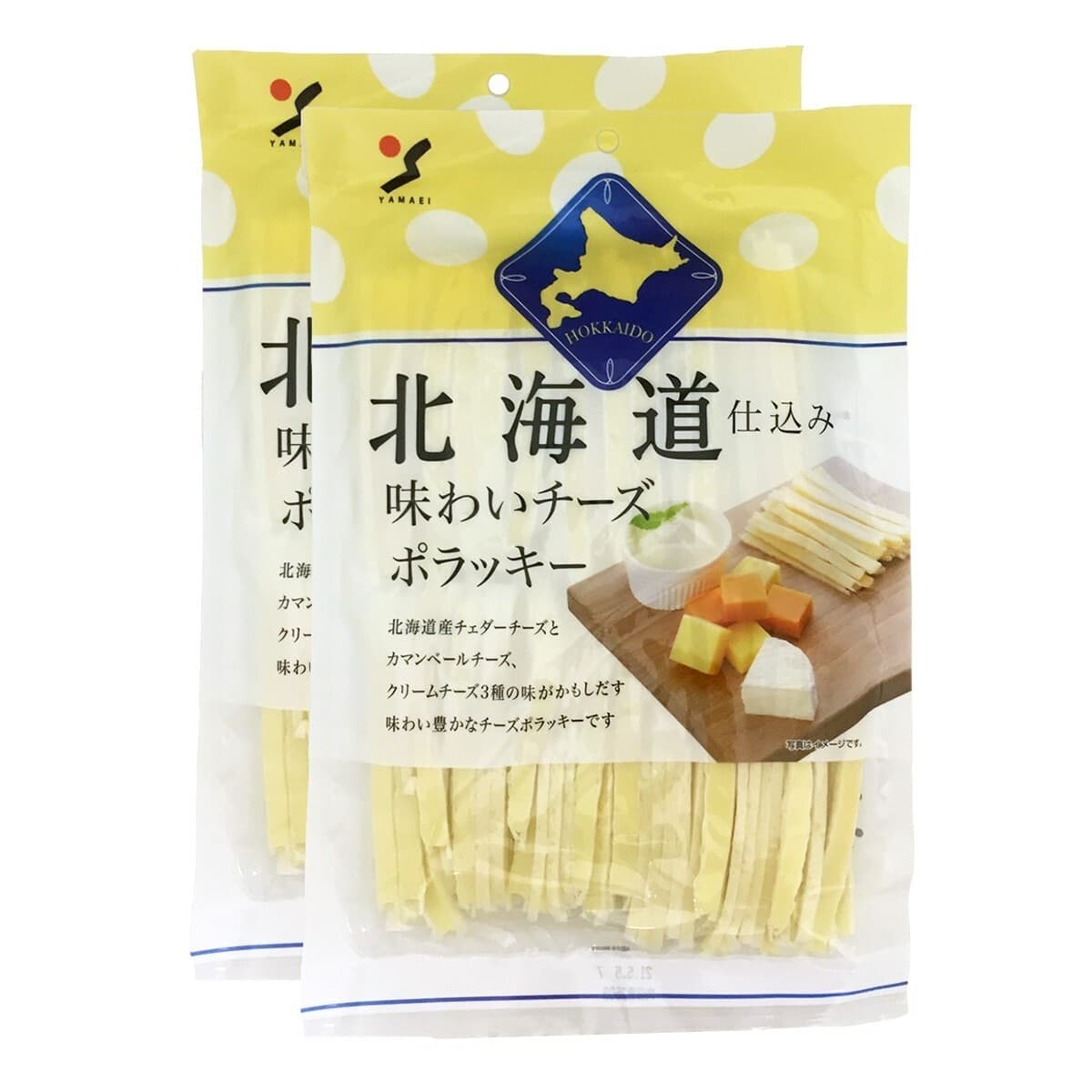 Sanraku Ikan Kodok Hokkaido Cheese Strip 250g x 2 Bungkus