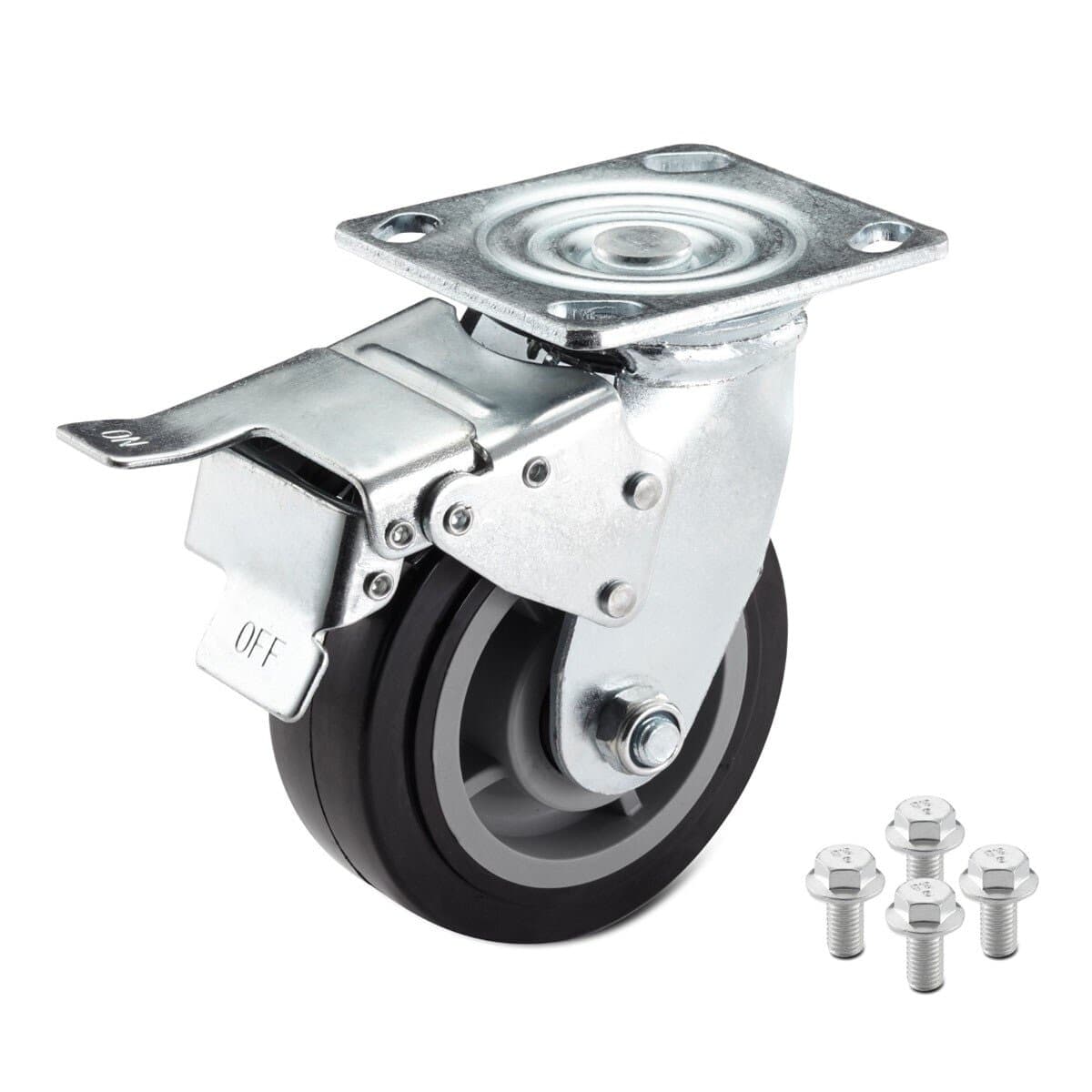 Trinity Roller Bracket 5x2 Inci Cocok untuk Penggunaan dengan Meja Kerja Trinity