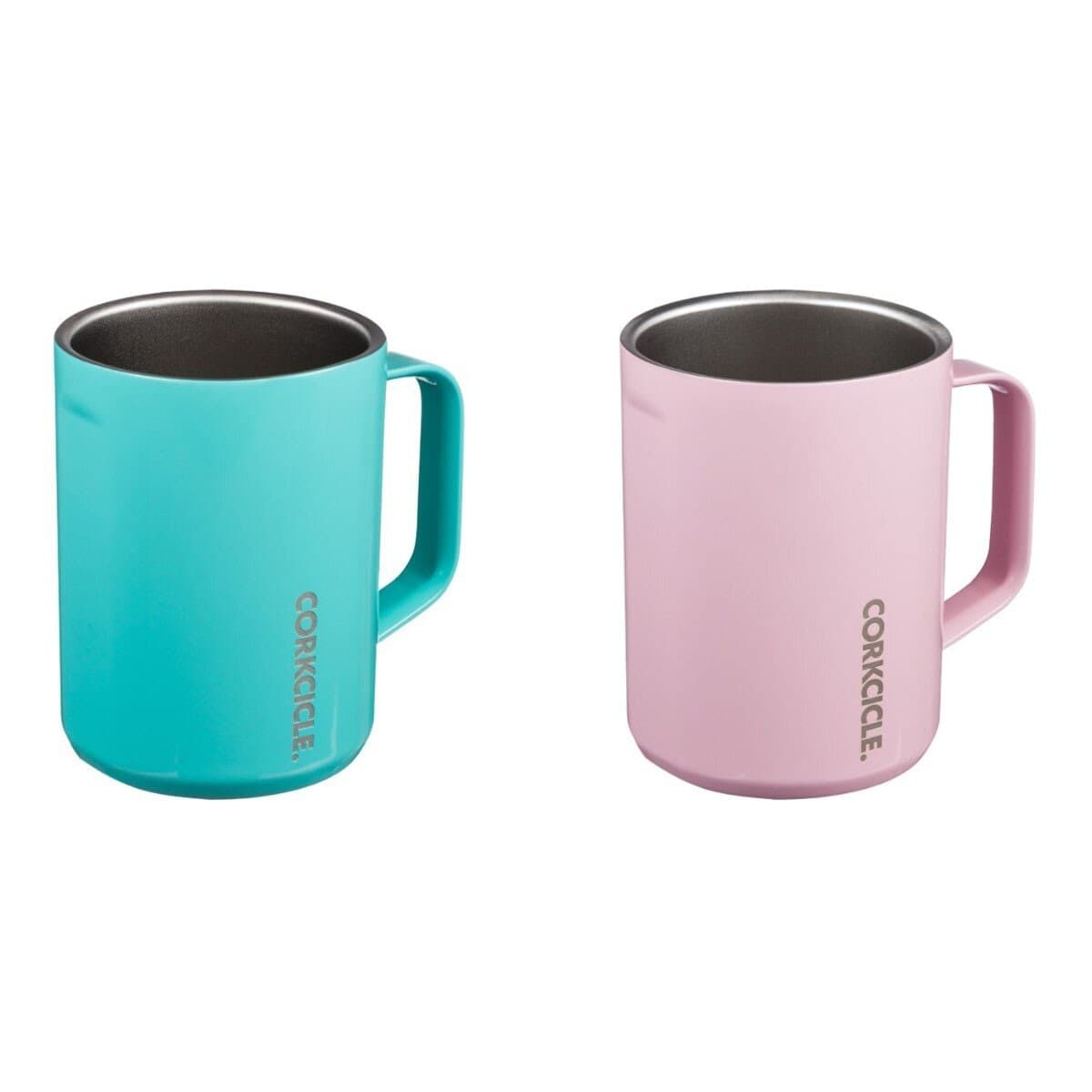 CORKCICLE Botol Kopi Stainless Steel Vacuum 475 ml X 2 Buah Biru + Merah Muda