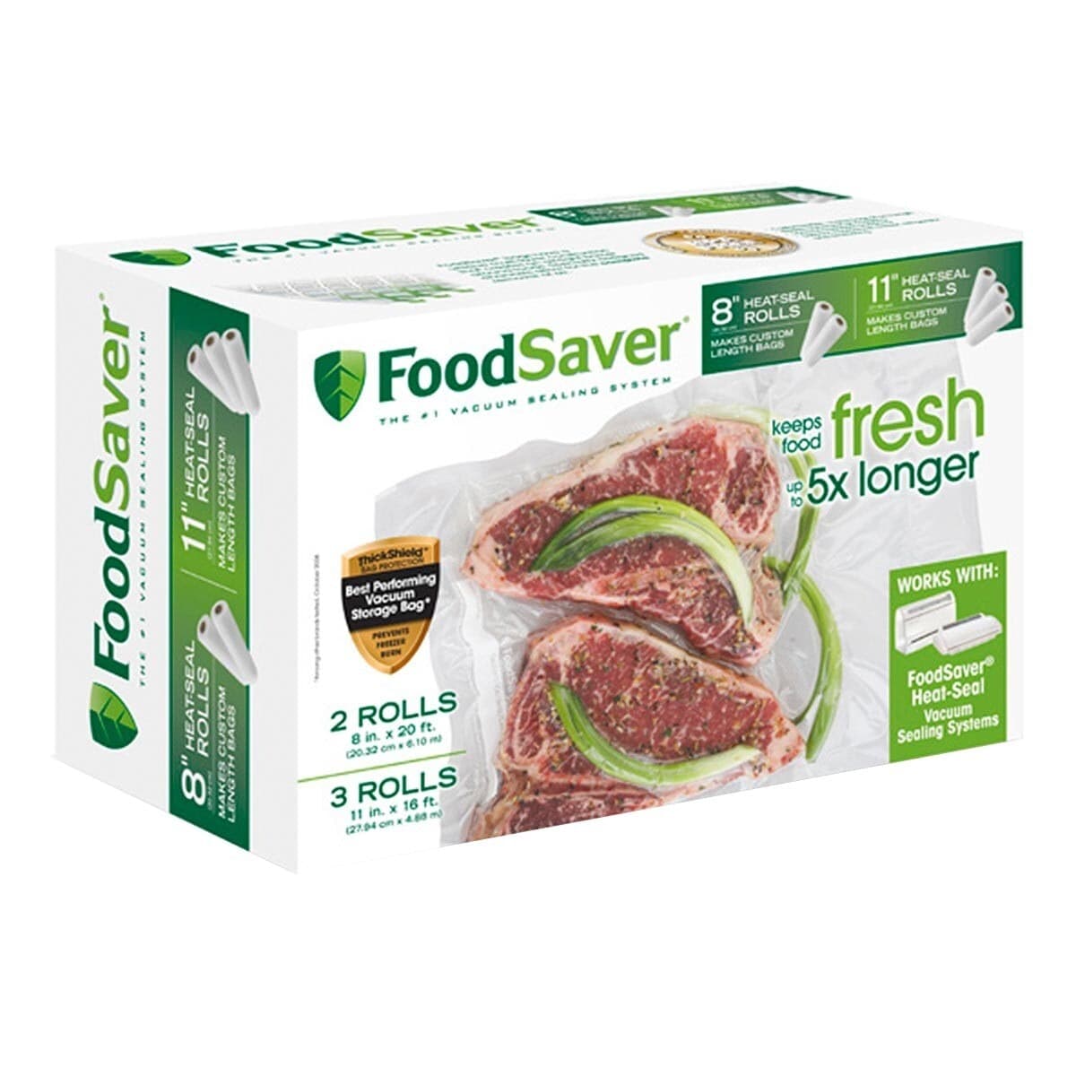 FoodSaver Vacuum Sealer Roll 5 unit set