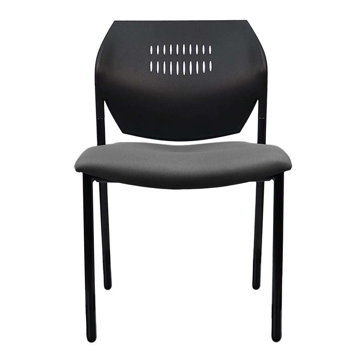 Musical Chairs Impressa Meja Kaki Zipper Warna Abu-abu