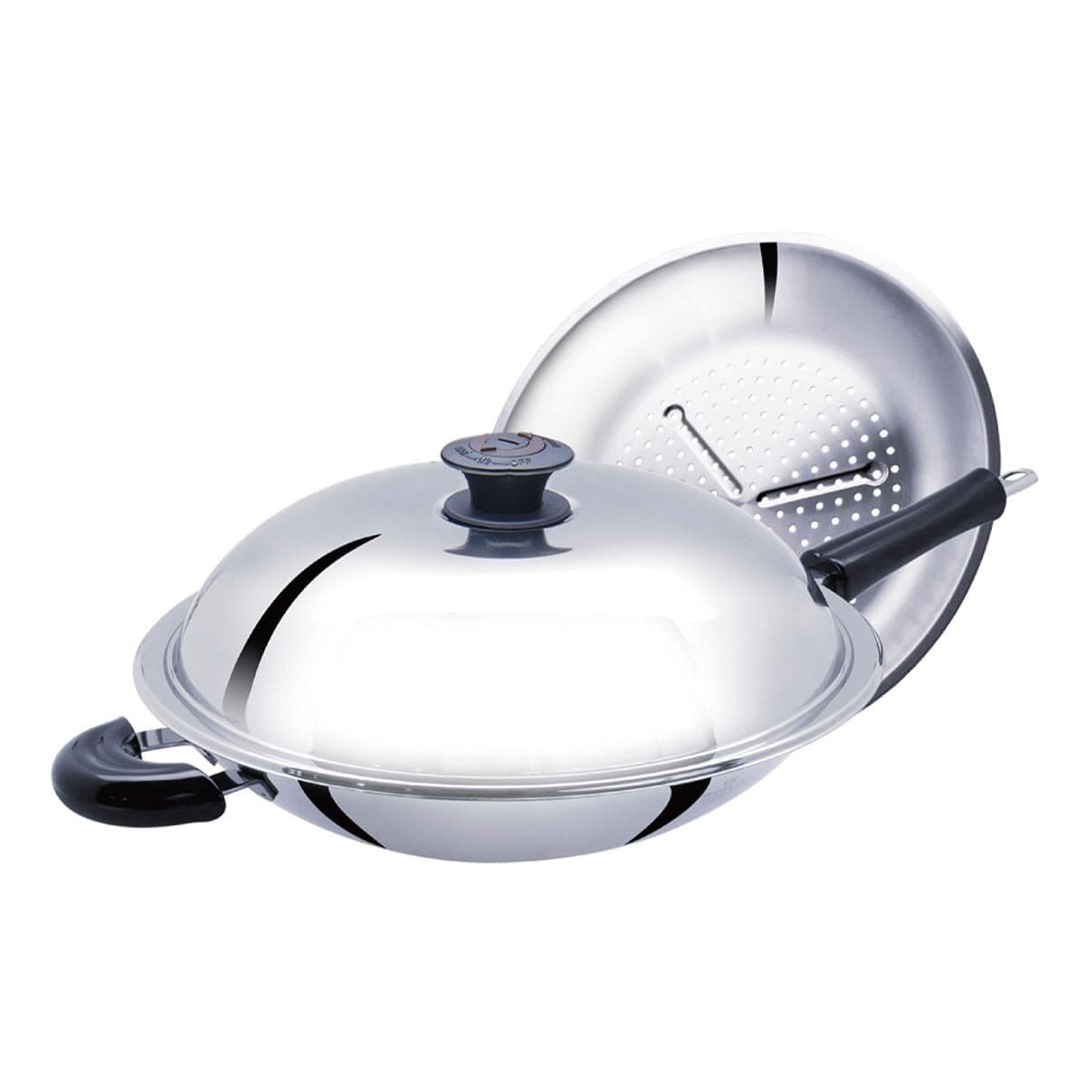 Buffalo Ayam Tumis Panci Besar 35cm Dengan Lapisan Uap