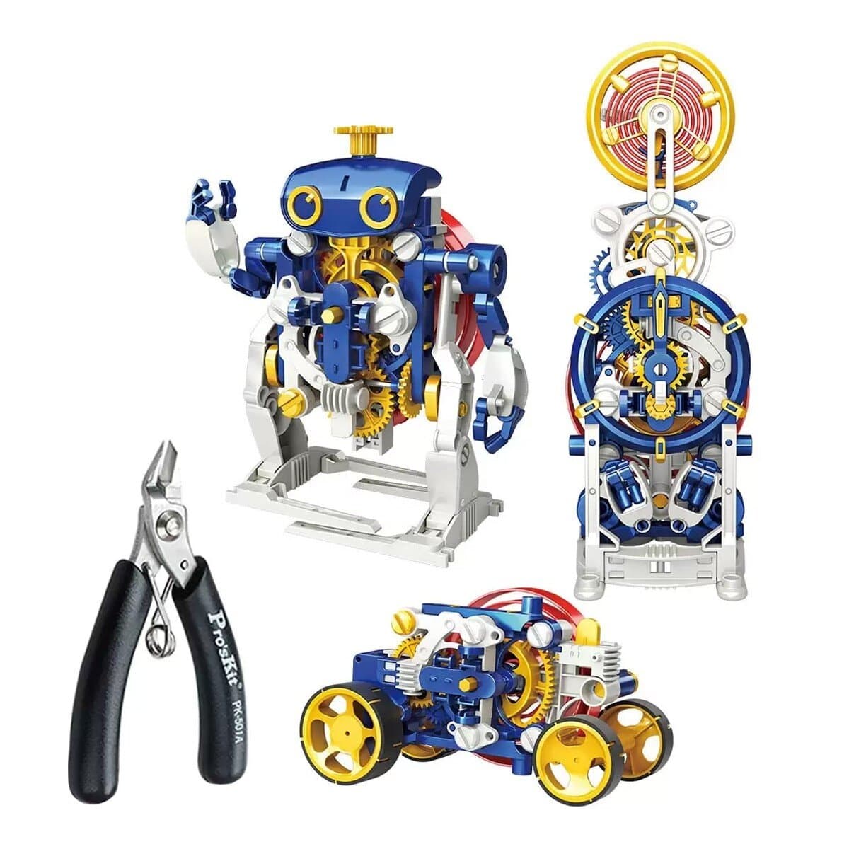 Pro'sKit Baogong 3 in 1 British Winding Key Set with Pliers / For Ages 8 and Up