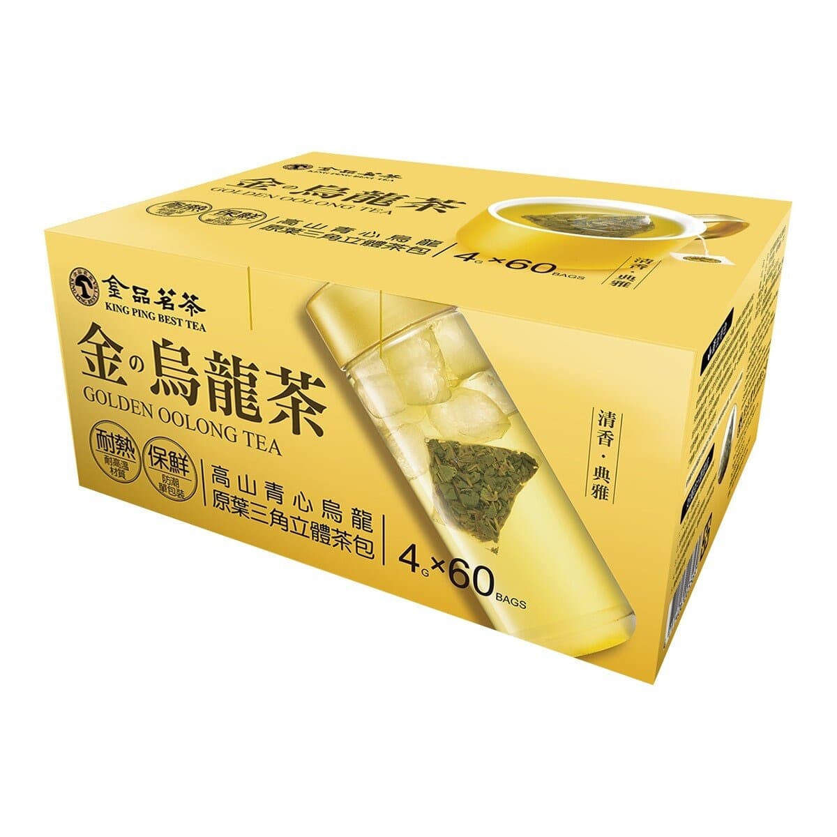 Jinpinmingcha Oolong Tea Bungkus 3 Dimensi 4 gram X 60 bungkus
