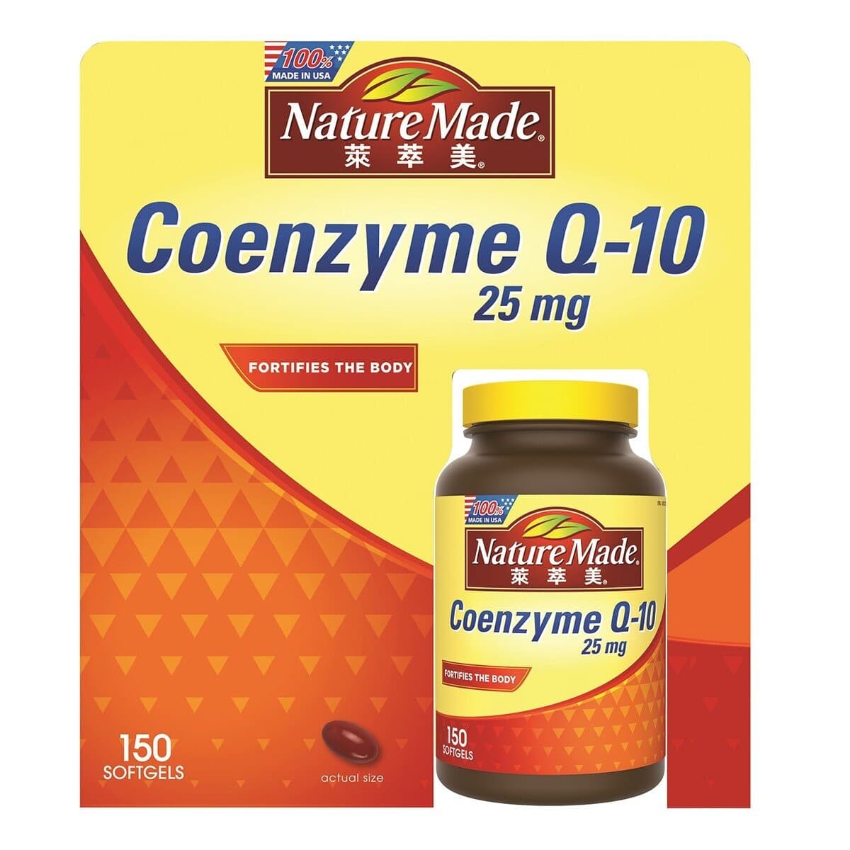 Nature Made Coenzym Q10 25mg Softgel Kapsul 150 Butir