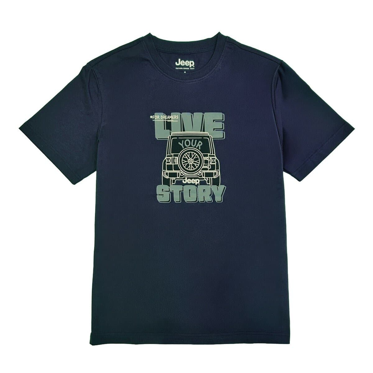 Atasan Lengan Pendek Pria Jeep Navy XL