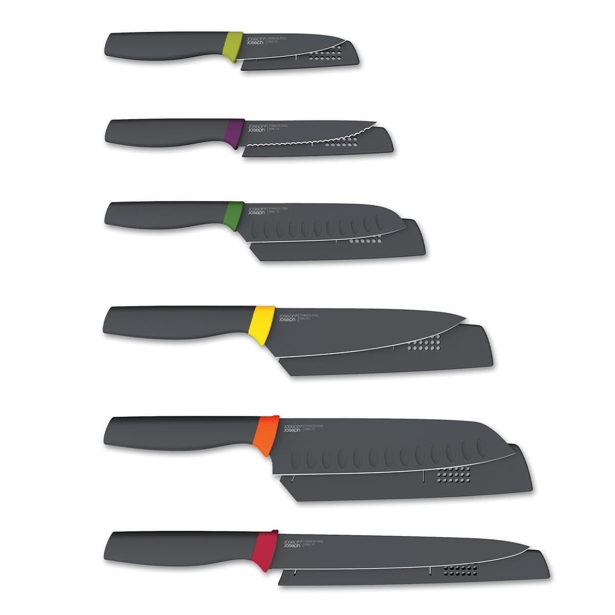 Joseph Joseph Pisau Meja Anti Lengket 6 Buah Set