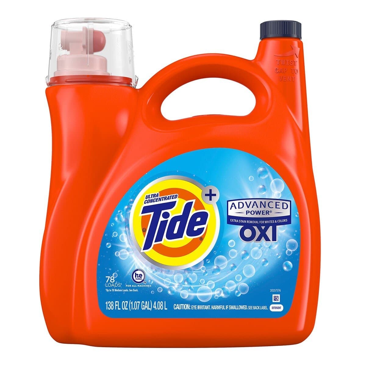 Tide OXI Bright Color Protect Laundry Detergent 4.08 liter