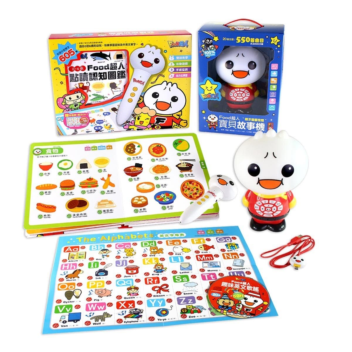 Set Food Hero (Buku Peta Interaktif + Mesin Cerita)