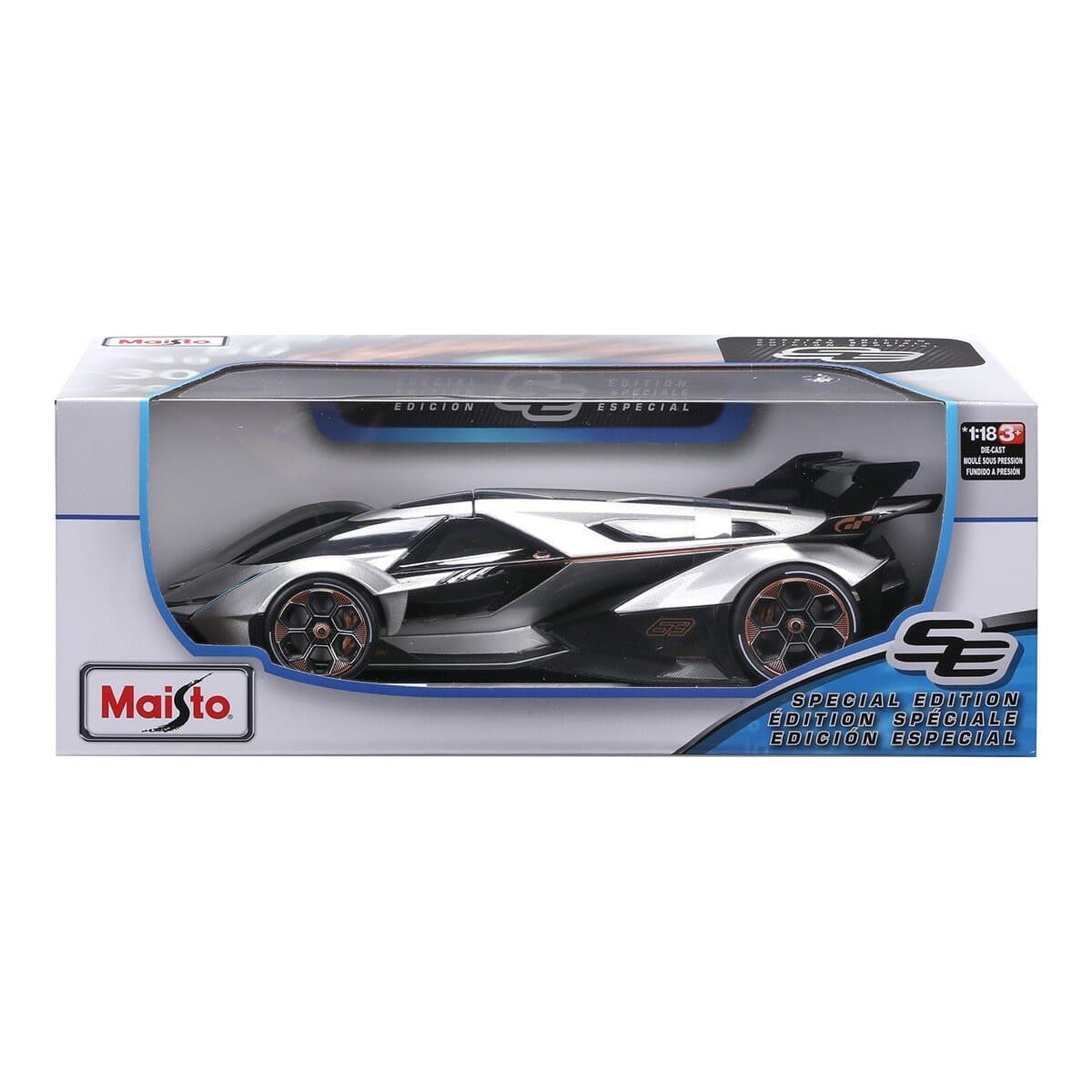 Maisto Model Mobil Kolleksi 1:18 Lamborghini Lambo V12 Vision Gran Turismo