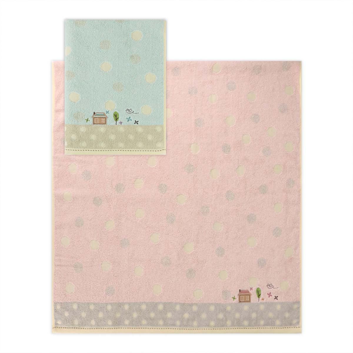 Gemini 田园花语色织浴巾 2 pcs 65 cm X 137 cm