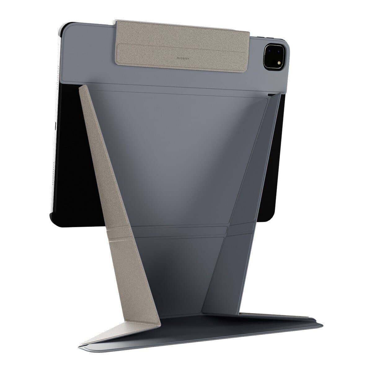 MAGEASY Lift Bracket Case Untuk iPad Air 13 inci 2025 M3 / 2024 M2 & iPad Pro 12.9 inci 2022 M2 - 2018 Alaska Blue