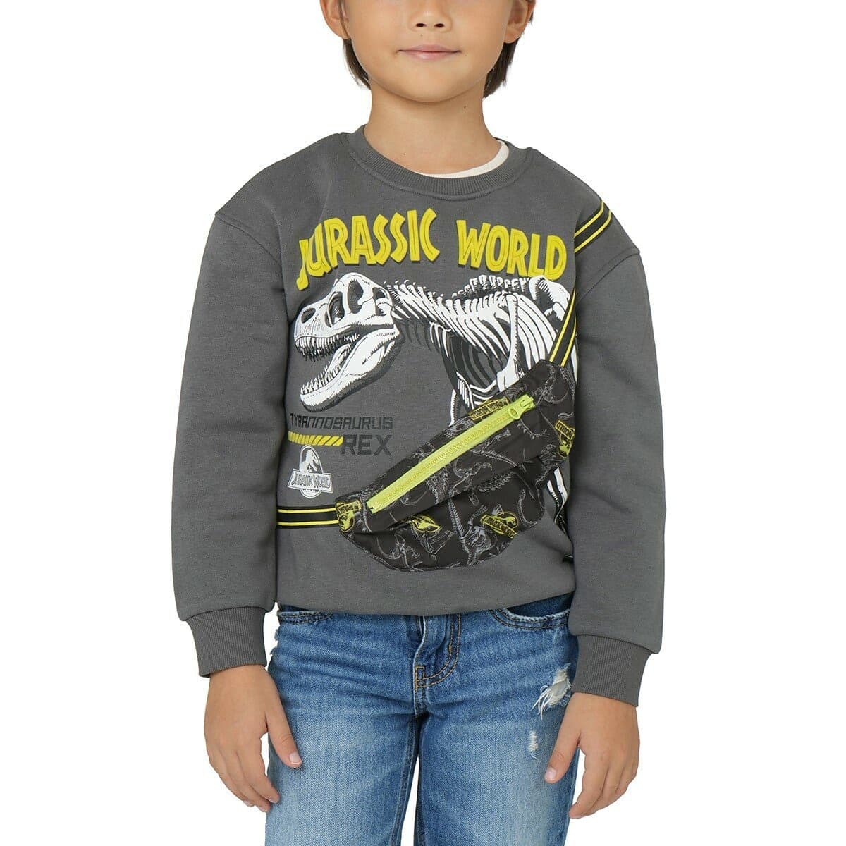 Baju Panjang Anak Dinosaurus Park 7T (Dengan Tas Kecil)