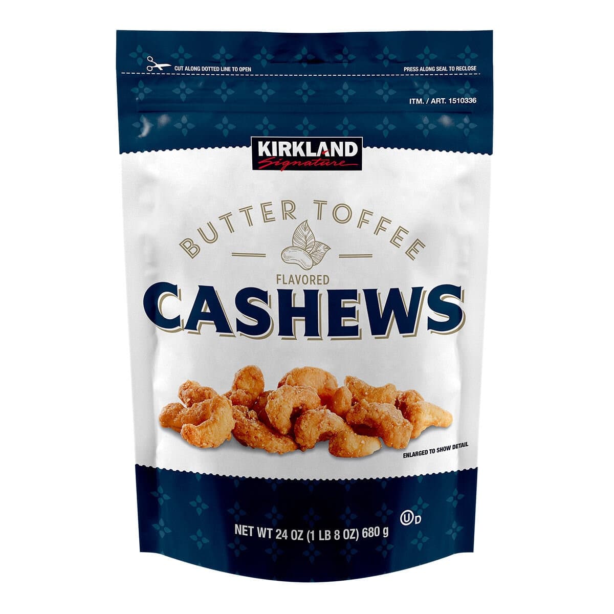 Kirkland Coklat Kacang Cashew Rasa Toffee 680 Gram