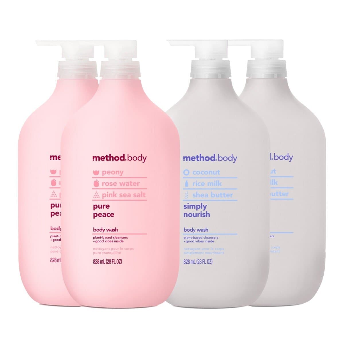 Meizhu Sabun Mandi Sensualitas 828 Mililiter X 4 Pcs Tenang & Lezat